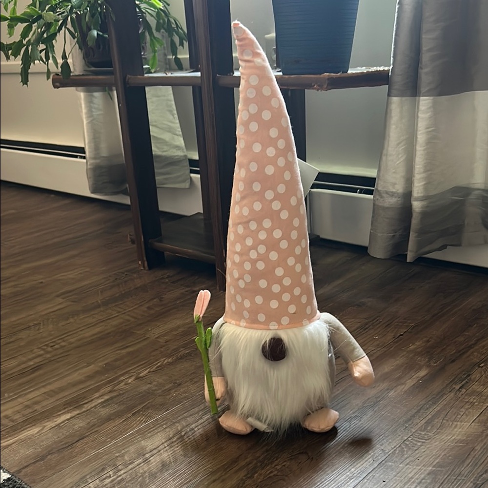 Polka Dot Gnome Plush Decor